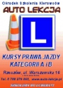 AUTO LEKCJA Ośrodek Szkolenia Kierowców